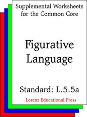 cover image of CCSS L.5.5a Figurative Language